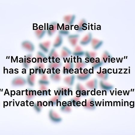 Bella Mare Sitia Leilighet Eksteriør bilde